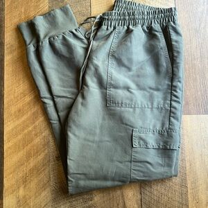 Kylie + Kendall Olive Green Joggers